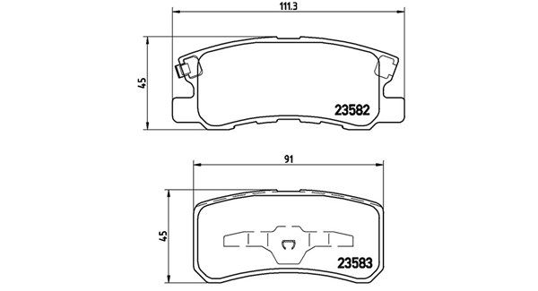 MAGNETI MARELLI stabdžių trinkelių rinkinys, diskinis stabdys 363700454031